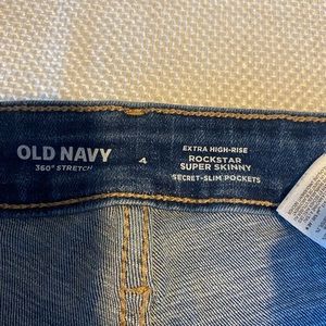 Old Navy Extra high rise skinny jeans